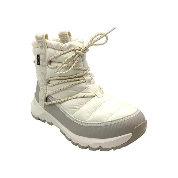 The North Face Shoes - The North Face Women's Thermoball WP Boots Gardenia White/Silver Gray - Medium